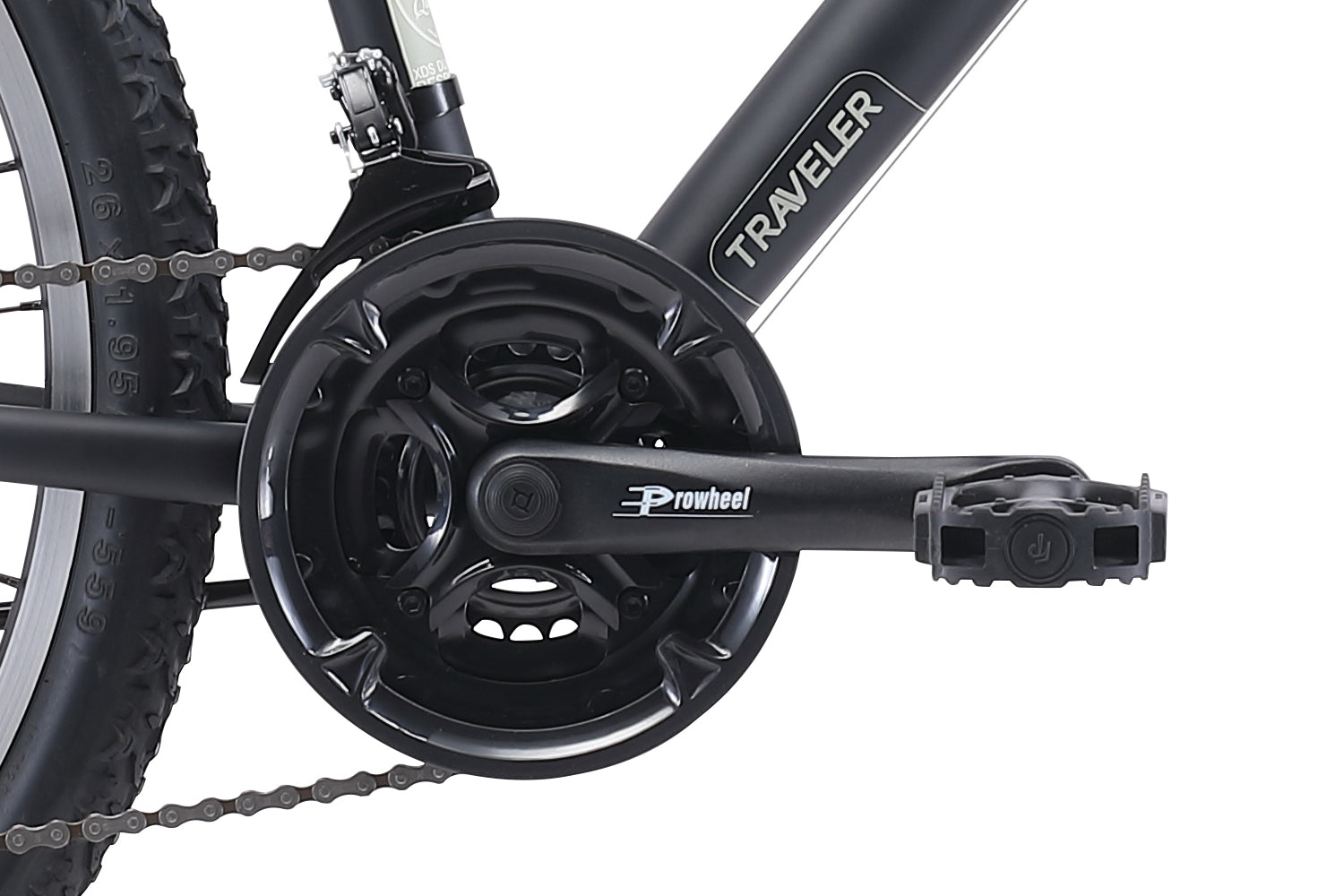 XDSBIKE Traveler 21-Speed Men's 26-Inch Mountain Bike // Matte Black