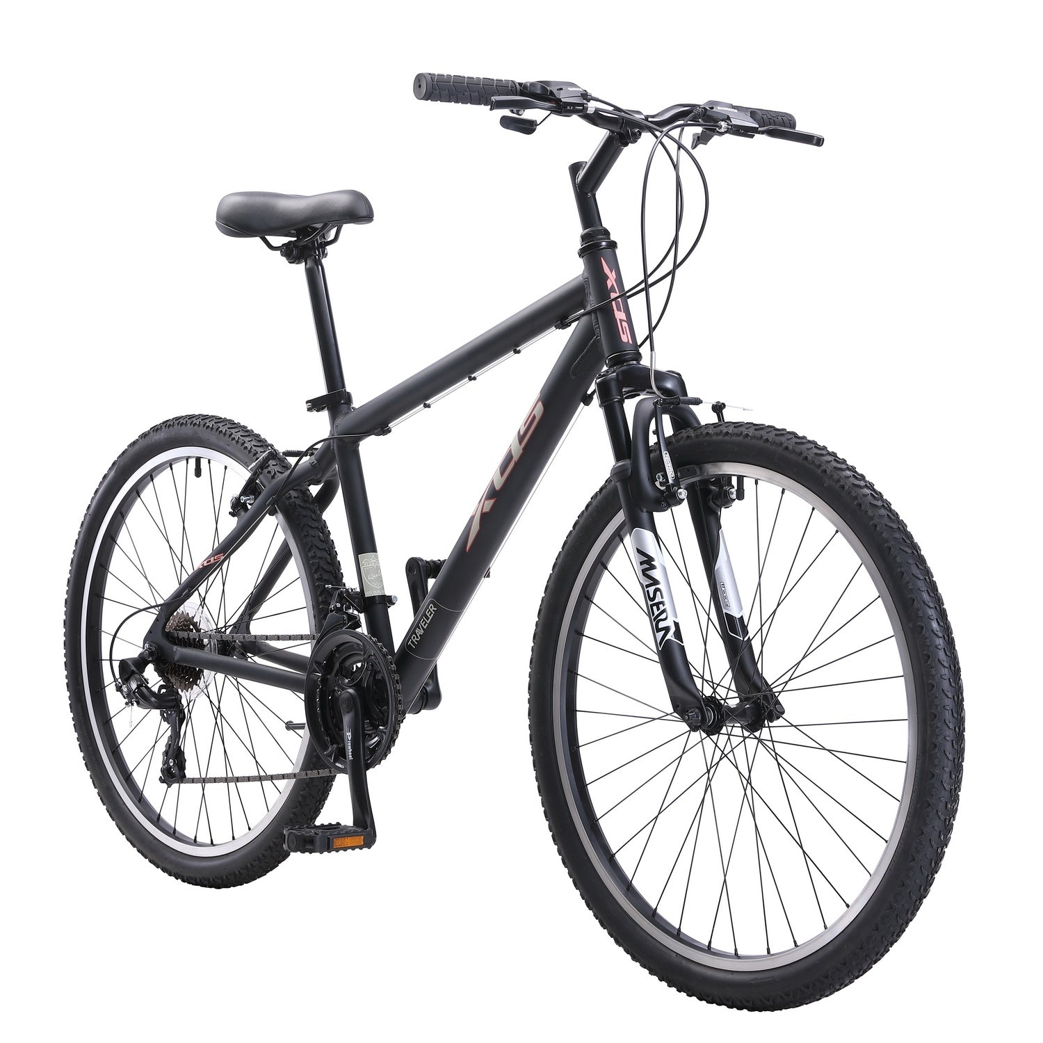 XDSBIKE Traveler 21-Speed Men's 26-Inch Mountain Bike // Matte Black